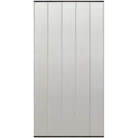 vidaXL Vliegengordijn 5-delig 120x240 cm mesh zwart