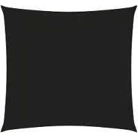vidaXL Zonnescherm vierkant 3x3 m oxford stof zwart