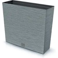 Prosperplast Furu Case Tower - Bloempot / Plantenbak met inzet - voor Binnen en Buiten - kleur beton (grijs)