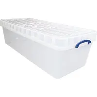 Really Useful Box opbergdoos 134 l XL, nestbaar, transparant 3 stuks