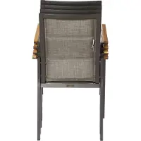 Central Park Tuinstoel Banyuls Alumnium/teakhout 66,5x55,5x93cm