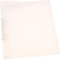 Q-CONNECT ringmap, PP, 2 ringen, 25 mm, transparant 12 stuks