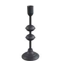 Ptmd collection PTMD Ciba Kandelaar - 44 x 25 x 64 cm - Ijzer - Zwart