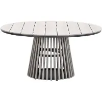 Garden Impressions Annie tuintafel Ø148xH72 - light teak vironwood