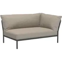 Houe LEVEL Hoekbank Kussen links Aluminium frame