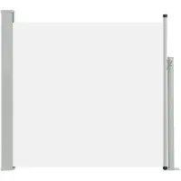 vidaXL Tuinscherm uittrekbaar 170x300 cm crème