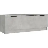 vidaXL Tv-meubel 102x35x36,5 cm bewerkt hout betongrijs