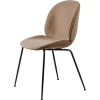 Gubi Beetle dining chair fully upholstered conic base Sunday 034-black