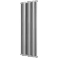 Boss & Wessing Designradiator plieger florence 1677 watt zijaansluiting 180x60 cm mat wit