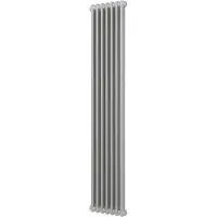 Boss & Wessing Handdoekradiator Floranca 1800 x 322 mm Zilver metallic