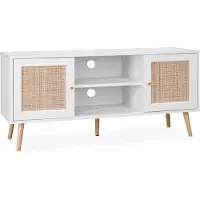 Sweeek TV meubel, 120x39x56.5cm Wit
