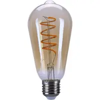 Highlight Lamp LED ST64 4W 180LM 2200K Dimbaar Amber