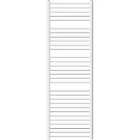 LuxeBath Badkamerradiator Sahara 600 x 1800 mm wit gebogen met zijaansluiting