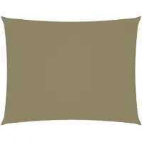 vidaXL Zonnescherm rechthoekig 2,5x4 m oxford stof beige