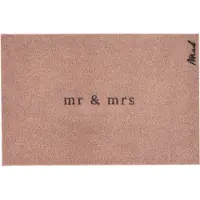 Mad About Mats - Amy - mr & mrs - deurmat - schoonloop/scraper - wasbaar - 50x75