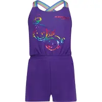 De Zoete Zusjes X 4President jumpsuit Anoek met printopdruk paars Meisjes | Maat: 104