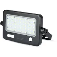 V-TAC 8674 VT-788-10 Tuinschijnwerper op zonne-energie LED LED 10.00 W Zwart