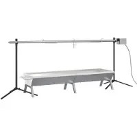 vidaXL Barbecue grill- en bakset automatisch roestvrij staal