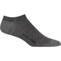 Icebreaker Wandelsok Women Lifestyle Fine Gauge No Show Black/Snow-Schoenmaat 38 - 40