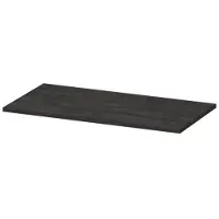 Ink Topdeck 40 Topblad T.b.v. Onderkast 80x40cm - Houtskool Eiken - Badkamermeubels, Wastafelbladen - 8718835043988