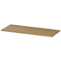 Ink Topdeck 40 Topblad T.b.v. Onderkast 100x40cm - Fineer Natur - Badkamermeubels, Wastafelbladen - 8718835103811