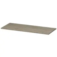 Ink Topdeck 40 Topblad T.b.v. Onderkast 100x40cm - Greige Eiken - Badkamermeubels, Wastafelbladen - 8718835044039