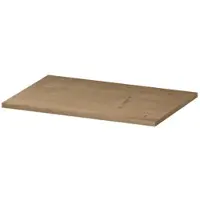 Ink Topdeck 40 Topblad T.b.v. Onderkast 60x40cm - Fineer Ash Grey - Badkamermeubels, Wastafelbladen - 8718835103743