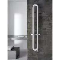 Instamat Tubone V Elektrische Radiator - 300W - 200x21cm - Wit - Staal - Verwarming, Radiatoren, Verticale Radiatoren