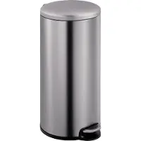 EKO - Maggey pedaalemmer 30 liter - Stainless steel Polypropyleen - platina - Prullenbak