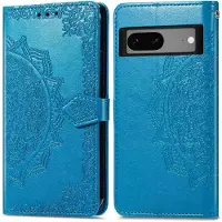 IMoshion Mandala Bookcase voor de Google Pixel 7a - Turquoise