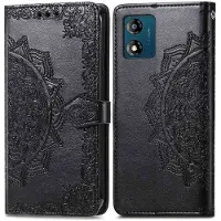 IMoshion Mandala Bookcase voor de Motorola Moto E13 - Zwart
