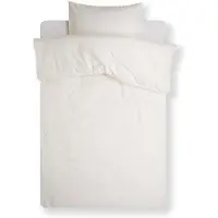 Vandyck Dekbedovertrek Washed Cotton Cream Tan Katoen-140 x 200 / 220 cm | 1-Persoons