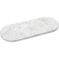Northern Podium dienblad 40 cm Mixed white marble
