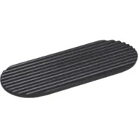 Northern Podium dienblad 40 cm Black basalt stone