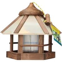 Tuinplus Voederhuisje Hangend Voederhuis Gazebo - - 889430 - Vogelvoederhuisje voor Vogels