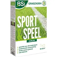Bsi - Graszaad - Voor sport of recreatie - Met beschermende coating - Zeer hoge kwaliteit - Tot 50 m² - 1 kg