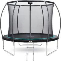 Salta Cosmos - Trampoline met veiligheidsnet en ladder - ø 251 cm - Zwart