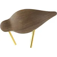 Normann Copenhagen Houten Beeldje Shorebird Small Brass