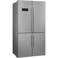 Smeg Vrijstaand koelkast Koelkast, Universeel, 4 deuren, Vrijstaand , Inox Look