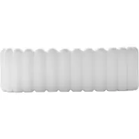 DBKD Mist Plantenpot Ovaal Klein Wit - Bloempotten Keramiek White - 2019005w