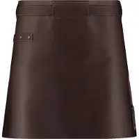 Witloft Schort Waist Down Black Cognac-63 x 60 cm