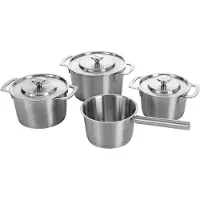 ComBekk S-S 151001 Recycled Stainless Steel, 4-delige pannenset