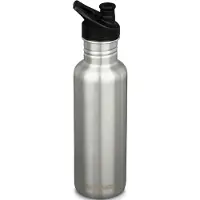 Klean Kanteen Drinkfles Classic met Sportdop (Maat - 800ml, Kleur - Brushed stainless)