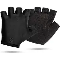 Rogelli Solid Short Gloves Zwart XL Man
