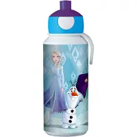 Mepal Drinkfles pop-up Frozen ll 400ml roze Kunststof Drinkfles