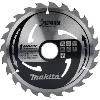 Makita Cirkelzaagblad voor WPC | Efficut | Ø 185mm Asgat 30mm 24T - E-12164