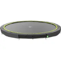 Exit Silhouette Sporttrampoline ø366cm - Inground - Ingraaftrampoline - Rond - Voor Kinderen - Zwart