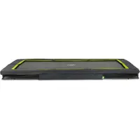 Exit Silhouette Sporttrampoline 244x366cm - Inground - Ingraaftrampoline - Rechthoekig - Voor Kinderen - Zwart
