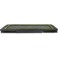 Exit Silhouette Sporttrampoline 214x305cm - Inground - Ingraaftrampoline - Rechthoekig - Voor Kinderen - Zwart