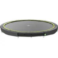 Exit Silhouette Inground Sports trampoline - Ø 427 cm - Zwart